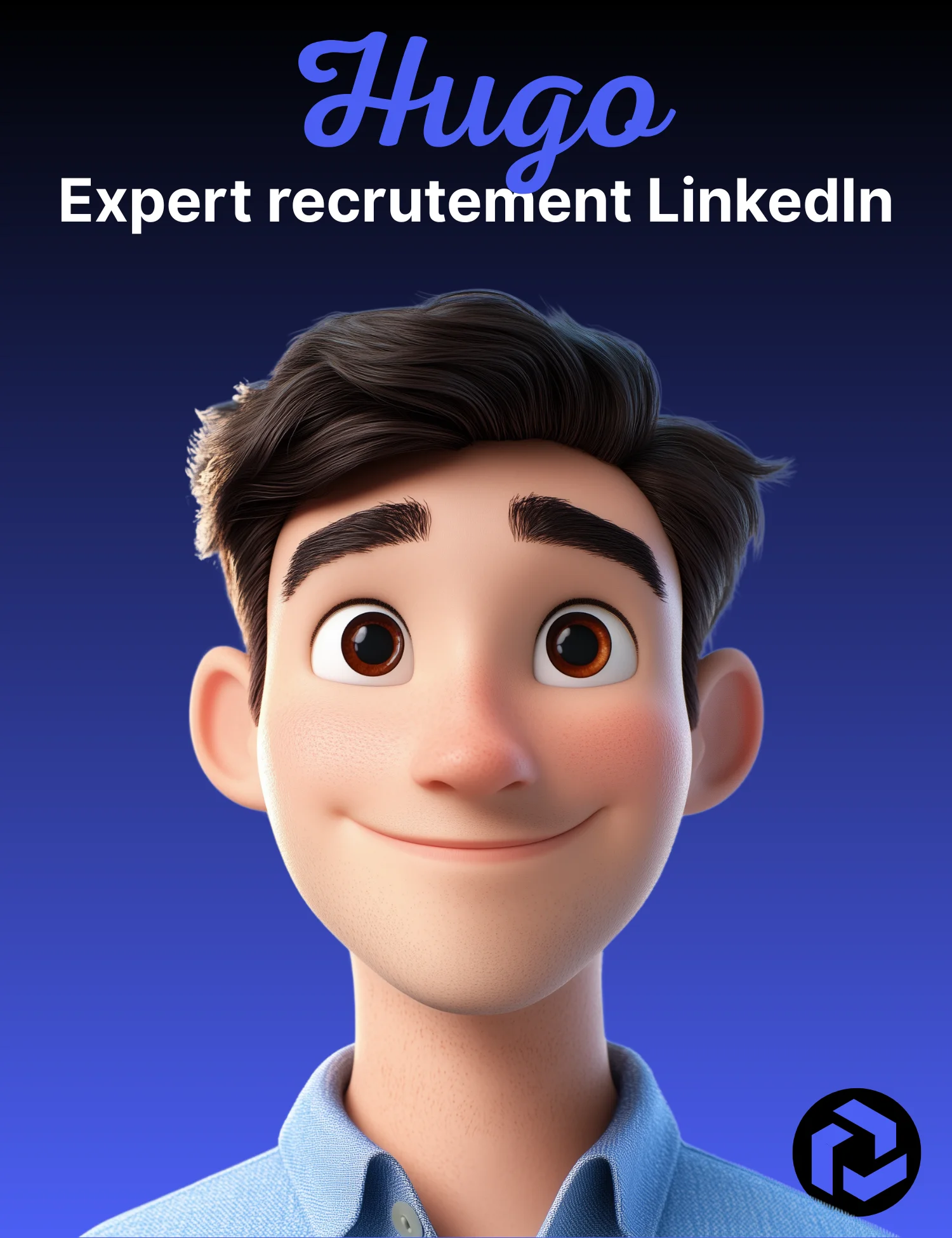 Hugo Agent IA expert en recrutement Linkedin