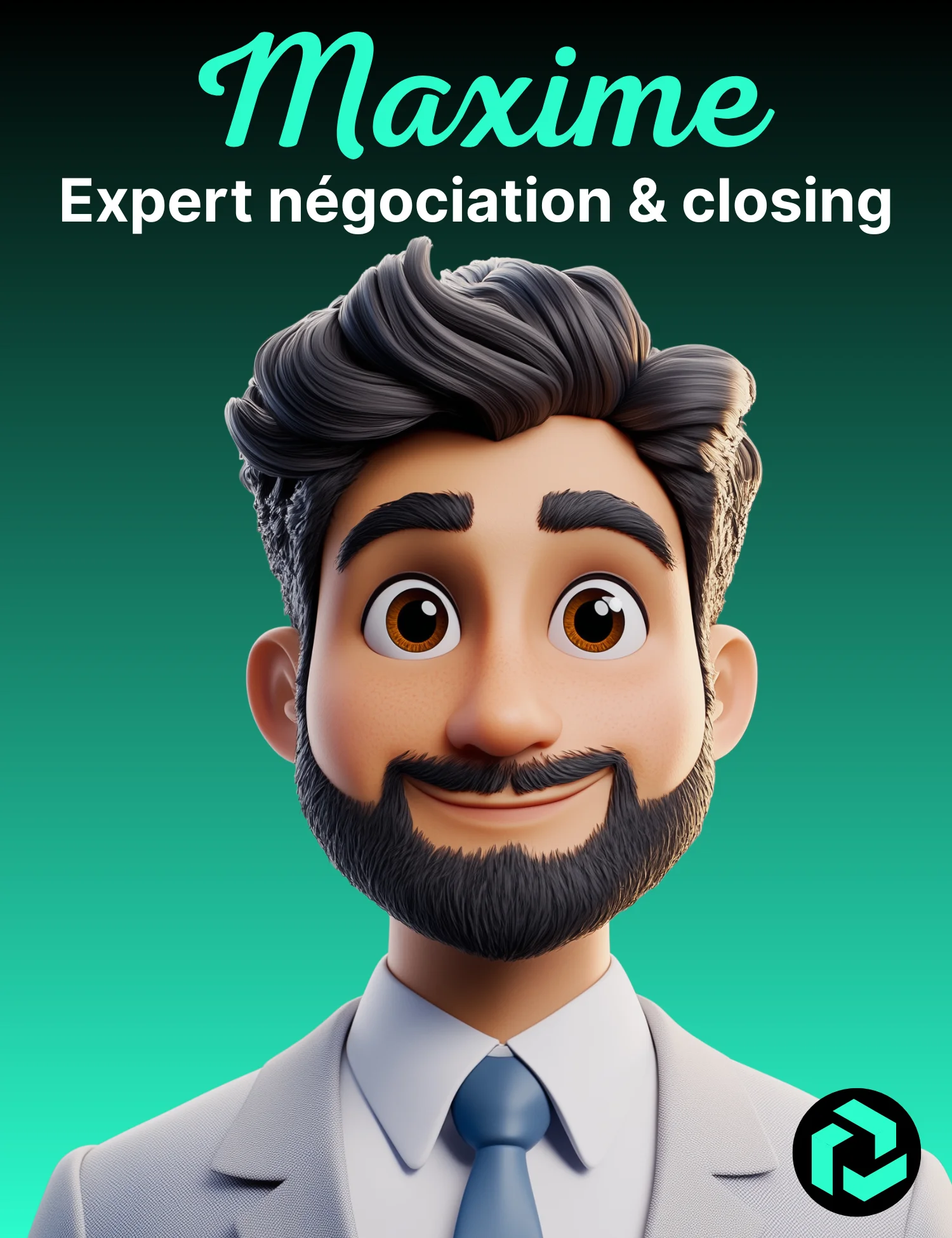 Maxime Agent IA négociation closing